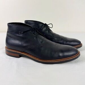 Gordon Rush Black Leather Chukka Boots